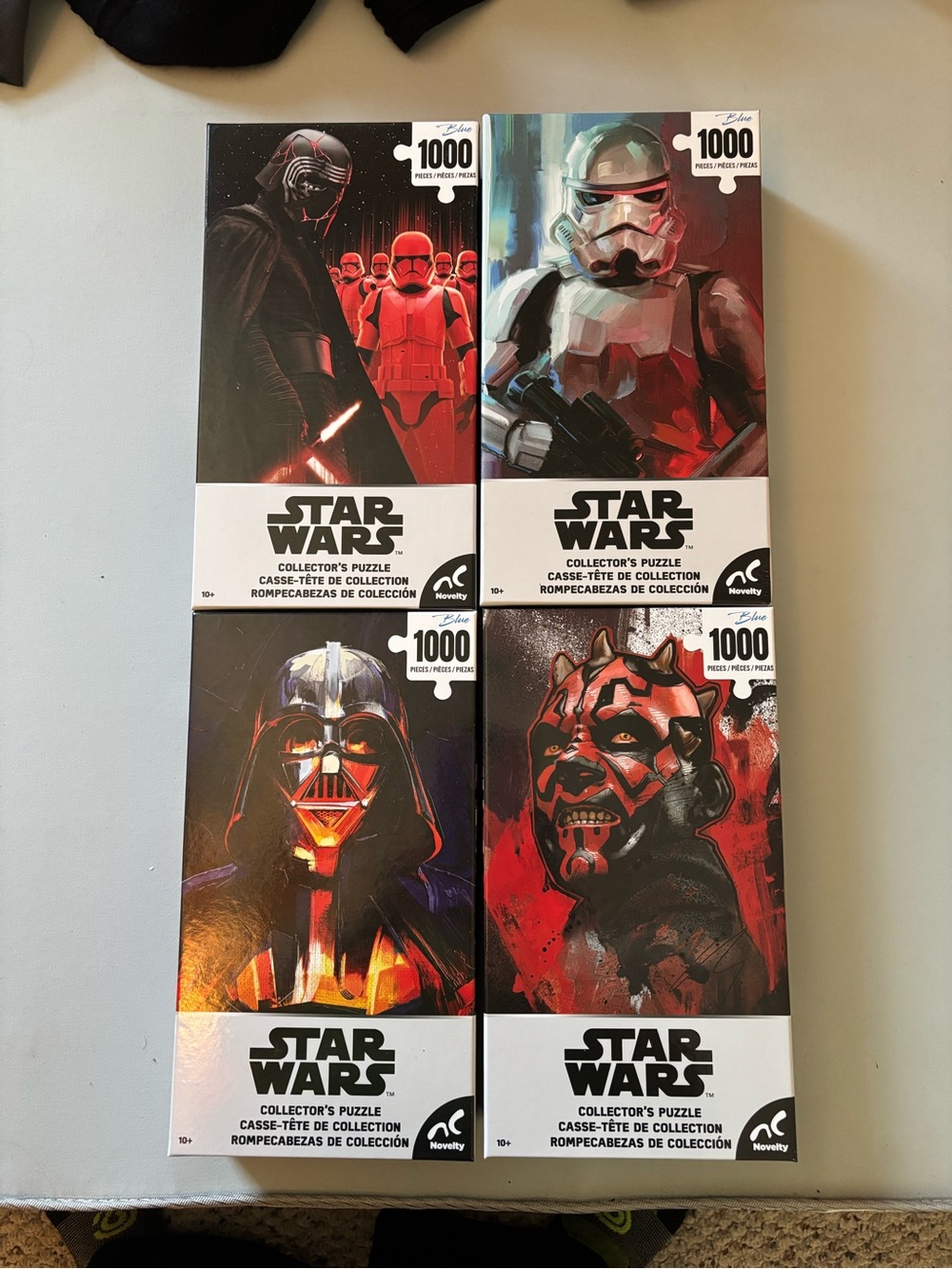 Star Wars Collector Puzzle Set – Red, Black and White Character Art